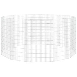 Bussandri Exclusive Kaninchenkäfig mit 12 Paneelen verzinktes Eisen – Bild 1 von 8