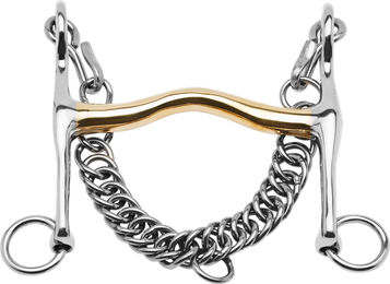 Produktbild von BUSSE Dressurkandare, verjüngte Zungenfreiheit, Kaugan®, 12 mm - 10.5