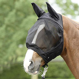 Produktbild von BUSSE everline Fliegenmaske FLY BUCKLER Pony schwarz