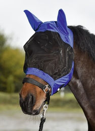 Produktbild von BUSSE Fliegenmaske FLY BUCKLER Pony royalblau