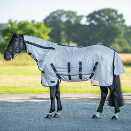 BUSSE Outdoor-Fliegendecke Superb AB, silber (blau) - 145 cm – Bild 1 von 4