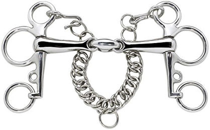 Produktbild von Busse Pelham Edelstahl doppelt gebrochen 17mm