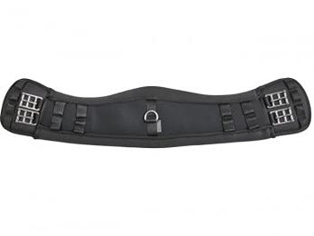 BUSSE Sattelgurt ''OPTI-SUMMER-CURVED-DR D'' schwarz - 70 cm – Bild 1 von 4