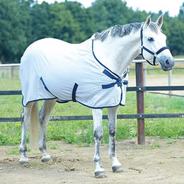 Busse Sommerdecke Early Season hellgrau/navy – Bild 1 von 9