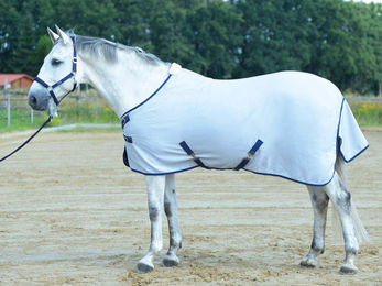 Busse Sommerdecke Early Season hellgrau/navy – Bild 1 von 9