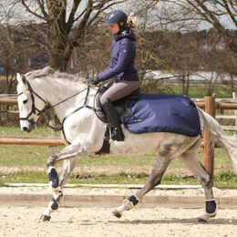 Busse Trainingsdecke Rain 50g Navy – Bild 1 von 4