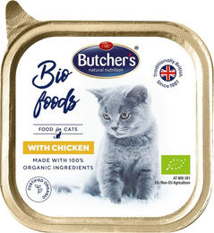 Produktbild von BUTCHER'S BIO foods Hühnerpastete für Katzen - 85 g