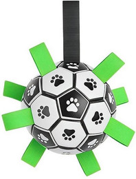 Produktbild von BYSURE Aufblasbares Fußballspielzeug für Hunde