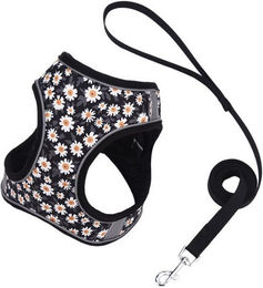 Produktbild von BYSURE Hunde-Geschirr aus Polyester mit Leine für kleine und mittelgroße Hunde