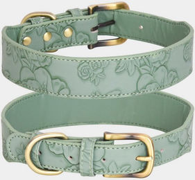 Produktbild von BYSURE Hunde-Halsband aus geprägtem Leder