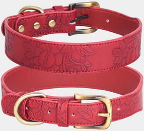 Produktbild von BYSURE Hunde-Halsband aus geprägtem Leder