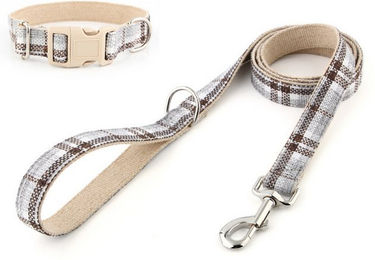 Produktbild von BYSURE Hunde-Halsband aus reinem Hanf mit Leine aus Baumwolle und Leinen