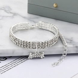 Produktbild von BYSURE Hunde-Halsband mit Strassanhänger