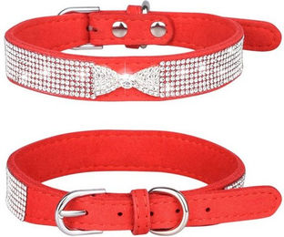 Produktbild von BYSURE Hunde-Halsband mit Strasssteinen