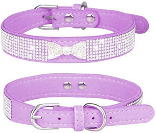 Produktbild von BYSURE Hunde-Halsband mit Strasssteinen