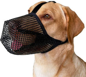 Produktbild von BYSURE Maulkorb für Hunde aus Mesh, verstellbar