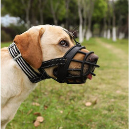 BYSURE Maulkorb, Maulkorb für Hunde mit verstellbarem Riemen – Bild 1 von 5