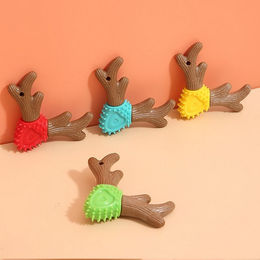 Produktbild von BYSURE Tier-Intelligenzspielzeug 4-teilig Hundekauspielzeug Geweih Beißstab