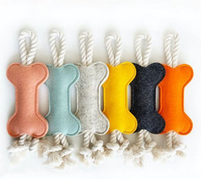 Produktbild von BYSURE Tier-Intelligenzspielzeug Hundeknochen-Filzspielzeug