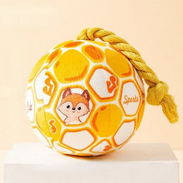 Produktbild von BYSURE Tier-Intelligenzspielzeug Hundespielzeugball mit Kauseil - 1 Stk.