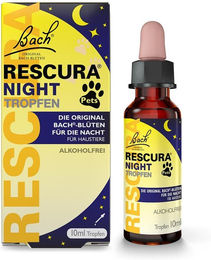 Bachblüten Original Rescura Night Pets Beruhigung Tropfen alkoholfrei 10 ml – Bild 1 von 5
