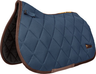 Back on Track Airflow 3D Mesh Springschabracke mit Keramik für Warmblut in Schwarz oder Blau – Bild 1 von 2