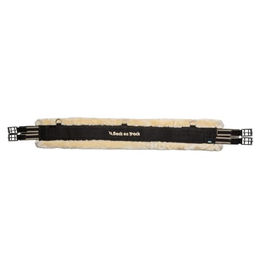 Back on Track Allzweckgurt Dalby mit Kunstfell für Pferde Schwarz 145 cm – Bild 1 von 3