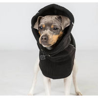 Produktbild von Back on Track Benji Halswärmer für Hunde Schwarz XS Fleece Reflektierend Temperaturregulierend