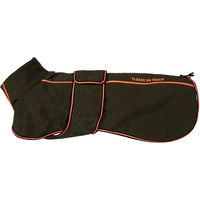 Produktbild von Back on Track Buddy 2.0 Softshell-Hundemantel mit Fleece-Futter wasserabweisend Grün Klein