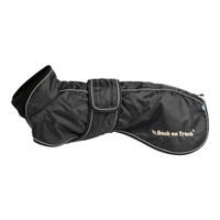 Produktbild von Back on Track Buddy 2.0 Winter-Hundemantel aus Welltex, wasserabweisend, Schwarz, 38 cm