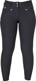 Back on Track Damen Reithose Katie mit Kniebesatz schwarz Größe 42 – Bild 1 von 3
