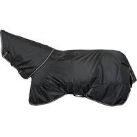 Produktbild von Back on Track Decke mit Halsteil Obsidian Schwarz - 150 g