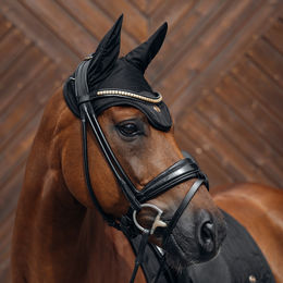 Produktbild von Back on Track Deep Nights Fliegenhaube Schwarz Gold