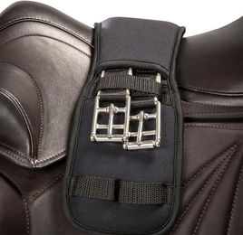 Produktbild von Back on Track Dressurgurt mit Welltex in Schwarz aus Polyester
