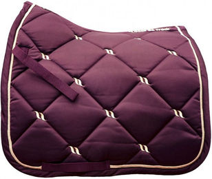 Back on Track Dressurschabracke Nights Collection Ruby aus Welltex-Material in Rot und Bordeaux – Bild 1 von 1