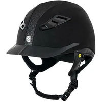 Produktbild von Back on Track EQ3 Lynx Mikrofaser-Helm mit Strass für Pferde Unisex