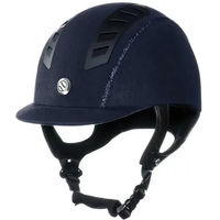 Produktbild von Back on Track EQ3 Mikrofaserhelm für Reiter Unisex Schwarz Blau Braun