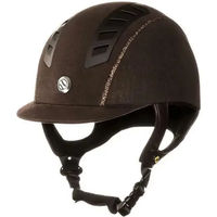 Produktbild von Back on Track EQ3 Mikrofaserhelm Unisex Schwarz Blau Braun 53 cm