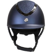 Produktbild von Back on Track EQ3 Pardus Smooth Top Reithelm mit Drehrad Blau Unisex 59/60 cm