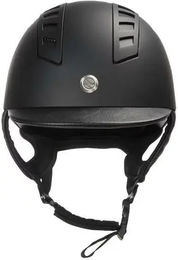 Produktbild von Back on Track EQ3 Smooth Shell Reithelm Unisex mit Kunstleder CE-zertifiziert 58 cm