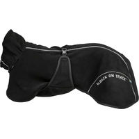 Produktbild von Back on Track Fleece-Hundemantel Schwarz