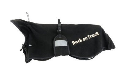 Back on Track Fleece Mantel Schwarz 37 cm – Bild 1 von 1