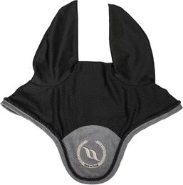 Produktbild von Back on Track Fliegenhaube für Pferde Haze Schwarz Braun aus Polyester