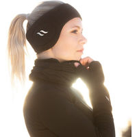 Produktbild von Back on Track Halbhandschuhe aus Fleece in Schwarz