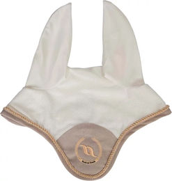 Back on Track Haze Collection Fliegenhaube für Pferde in Beige – Bild 1 von 2