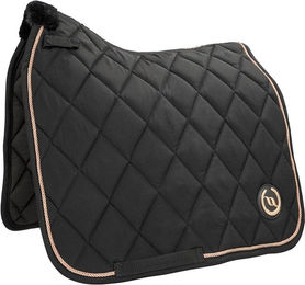 Back on Track Haze Collection Schabracke Dressur für Ponys in Schwarz Rosé – Bild 1 von 2