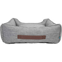 Produktbild von Back on Track Hundebett Rocky aus Kunstleder in Grau und Braun