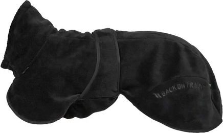 Produktbild von Back on Track Hundemantel aus Fleece in Braun und Schwarz