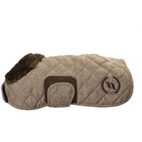 Produktbild von Back on Track Hundemantel Haze Collection Winter Mantel aus Polyester für erwachsene Hunde in Braun und Grau