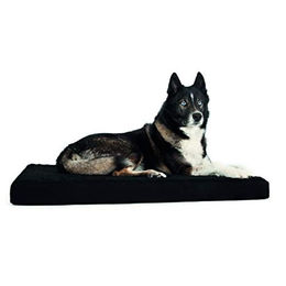 Back on Track Hundematratze mit Memory Foam schwarz 80 x 100 cm – Bild 1 von 3